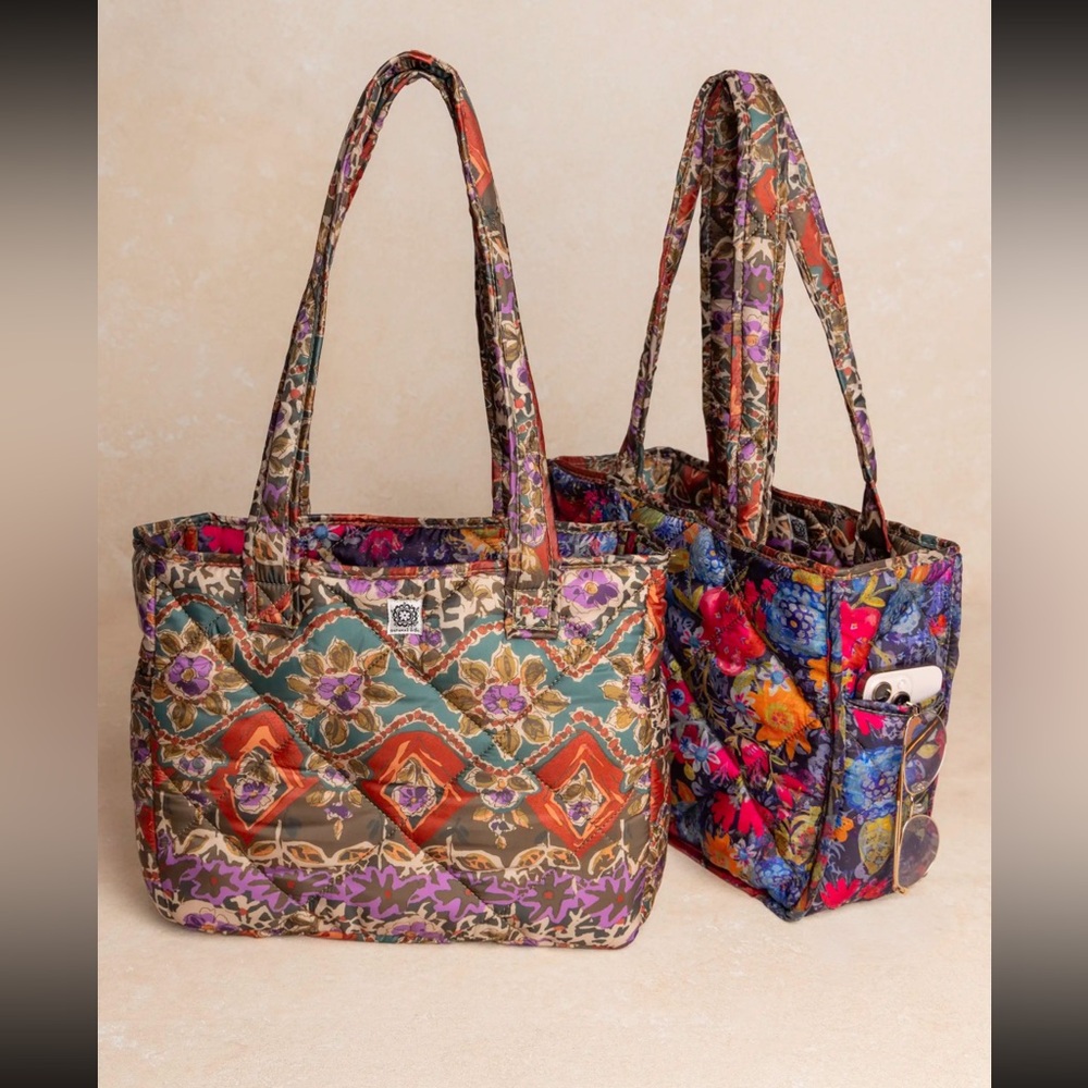 Colorful Patterned Shoulder Bag